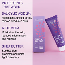 Seroflora blemish spot application on skin for routine care