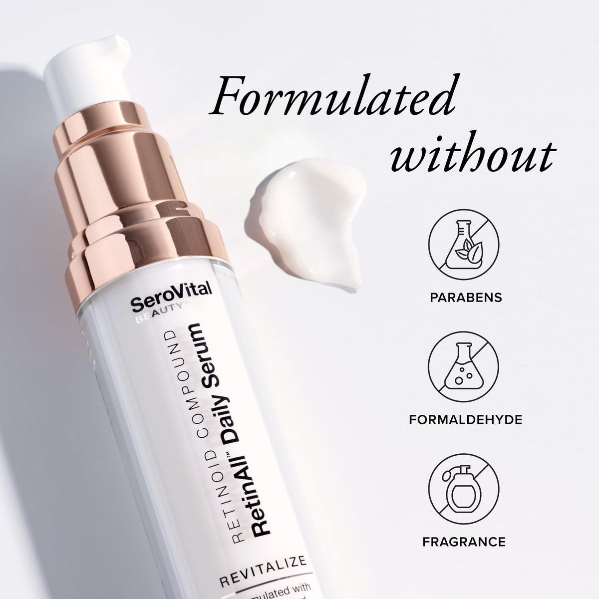 Serovital RetinAll pump-cap design enables controlled dosing