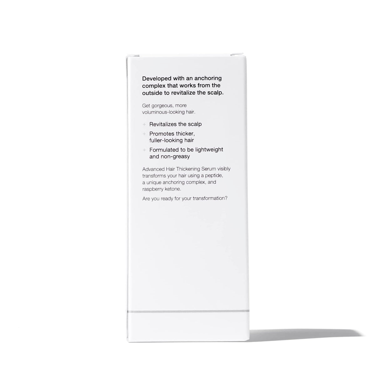 Evening routine scene with Serovital serum supporting scalp vitality and fullness.