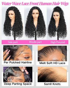 Serwell 100 percent human hair wig, 12A quality, versatile styling.