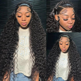 Serwell HD lace front wig with transparent Swiss lace for seamless blending.