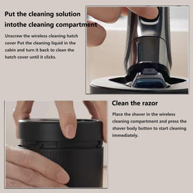 Serytoen quick clean pod supports consistent razor maintenance and smoother overall performance.
