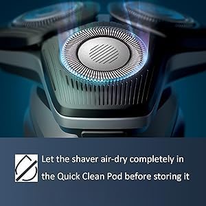 Serytoen angular shavers pod targets debris removal for smoother shaves on 9000/5000 series.