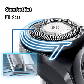 Serytoen SH50 head installed on a Norelco 5000 series shaver