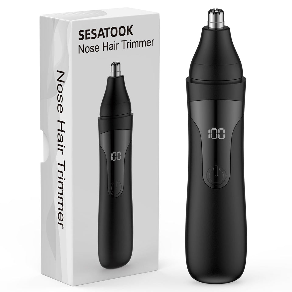 SESATOOK nose hair trimmer blades close-up for precise grooming
