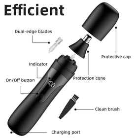 SESATOOK nose trimmer low noise design during use