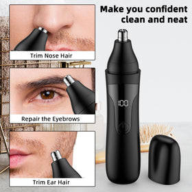 SESATOOK nose trimmer USB charging port enables portable power