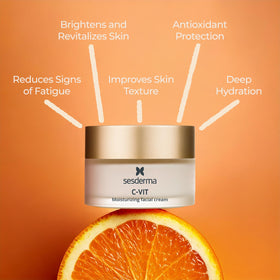 Sesderma C-VIT being applied for a refreshed, hydrated look