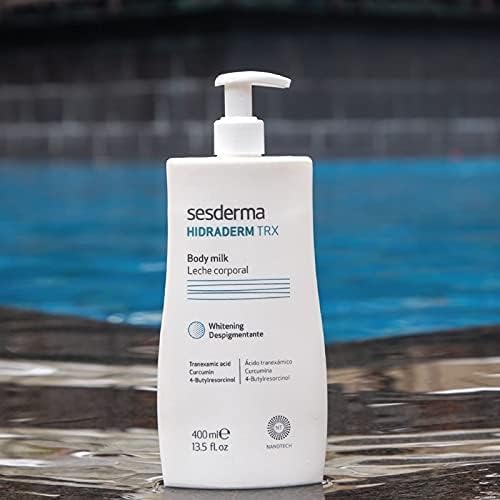Sesderma HIDRADERM TRX Body Milk being applied for quick hydration and a light feel