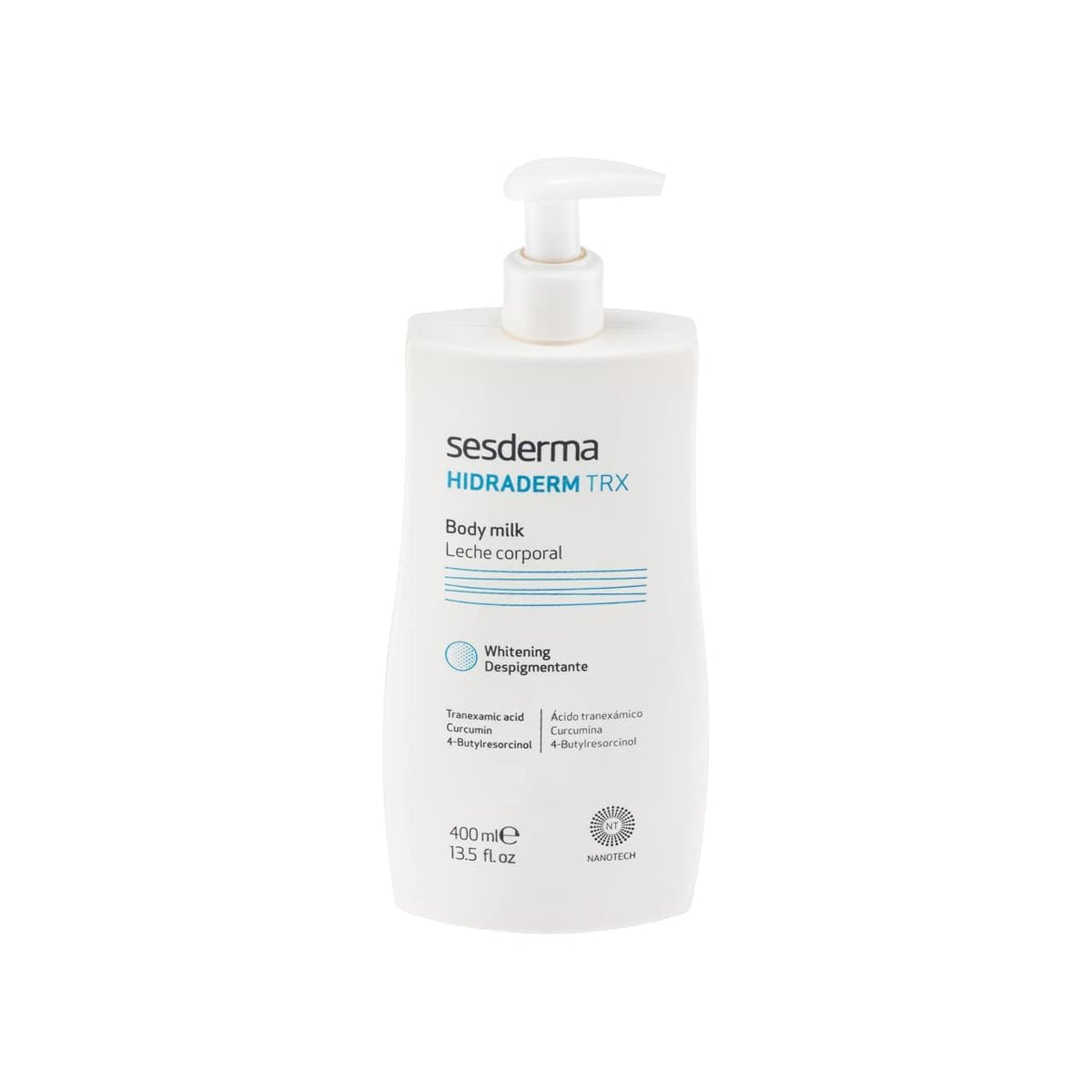 Sesderma HIDRADERM TRX Body Milk texture close-up showing smooth, even spread