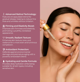 Ingredients close-up of Sesderma Reti Age showing nanosome delivery concept