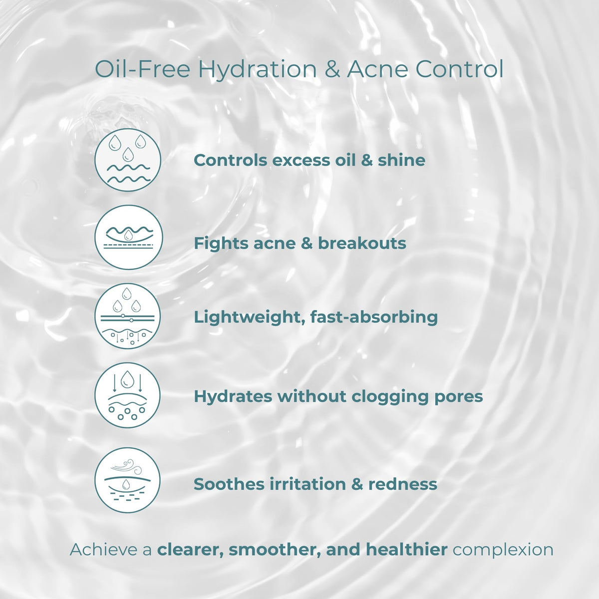 Liposome-encapsulated salicylic acid graphic for pore cleansing benefits.