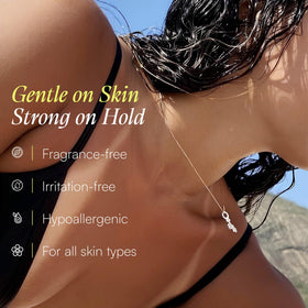 Seskytan tape used with spray tan session for consistent lines.