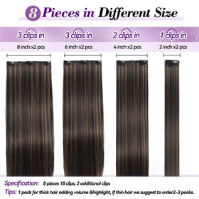 Setible double-weft clip-ins provide reliable hold without slipping during wear.