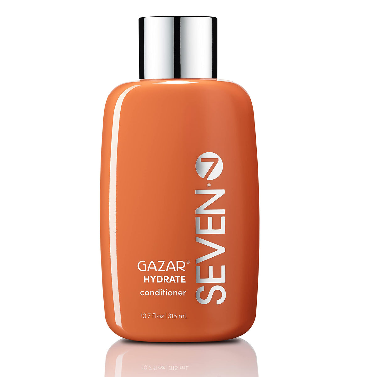 SEVEN Gazar Hydrate conditioner bottle pour demonstrates deep moisture for dry hair