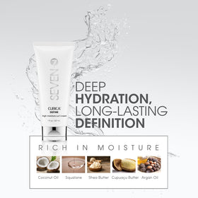 SEVEN Mezzo Define hair application demonstrates easy curl definition.