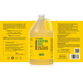 Seven Minerals Castor Oil for joints massage and soothing routine.
