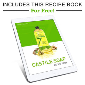 Seven Minerals Recipe E-book cover suggests DIY cleaner ideas for home use.