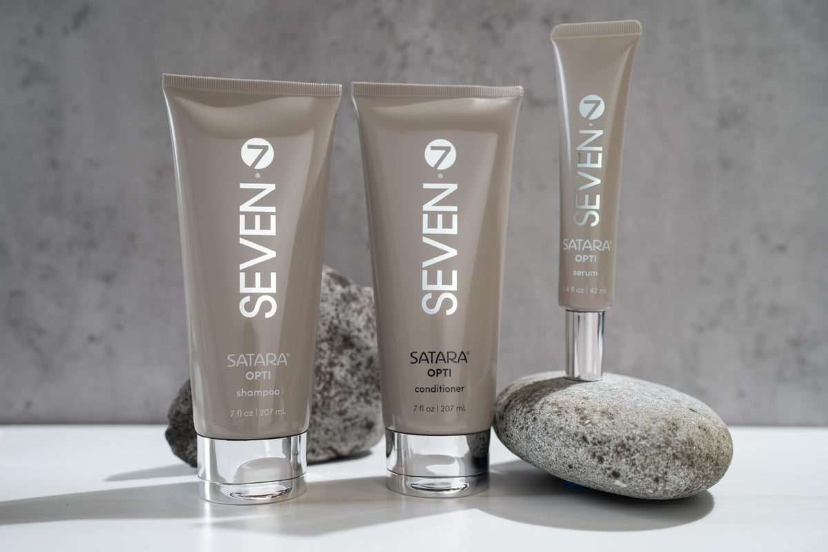 Premium sulfate-free packaging signals compatibility with all hair types.