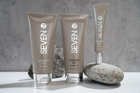 Premium sulfate-free packaging signals compatibility with all hair types.