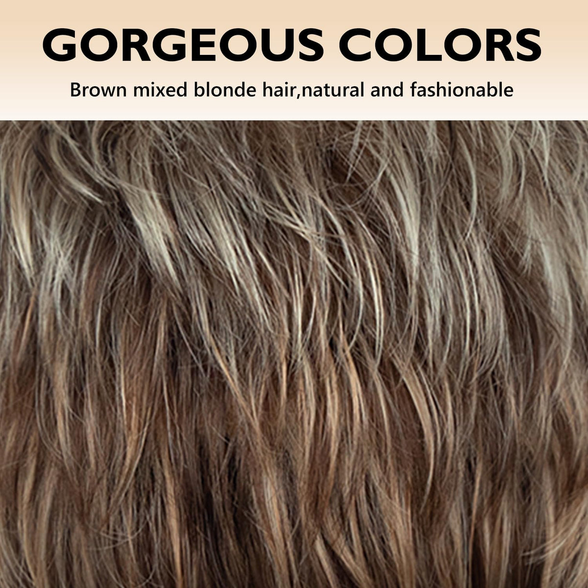 SEVENCOLORS adjustable cap wig with breathable inner net for secure wear