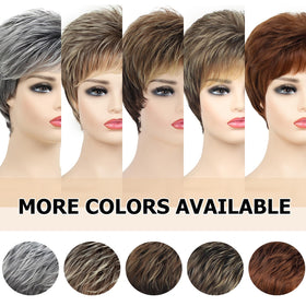 SEVENCOLORS short wig suitable for daily use and parties