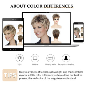 SEVENCOLORS pixie wig gift-ready fashion accessory for stylish look