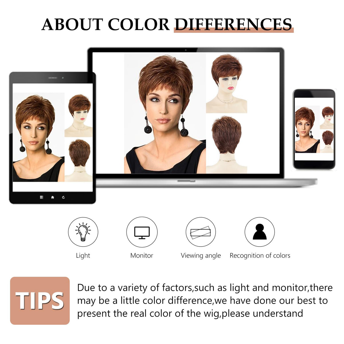 SEVENCOLORS short auburn pixie texture-closeup underscores natural look.