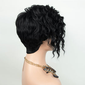 SEVENCOLORS pixie wig packaging-ready for easy reshaping after transit