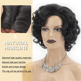 SEVENCOLORS wig close-up curls highlighting soft texture and fiber quality.