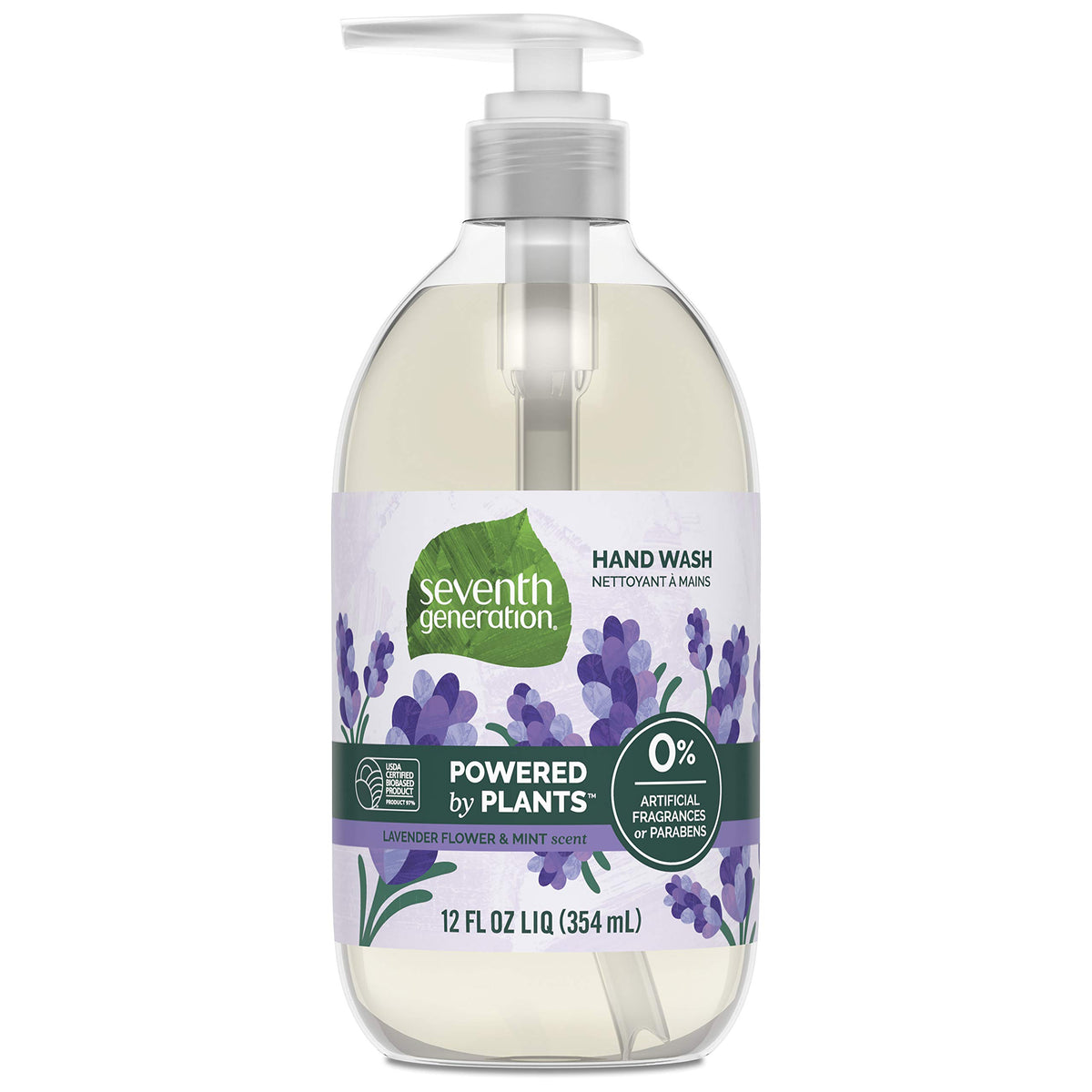 Packaging variation shown for Seventh Generation hand soap