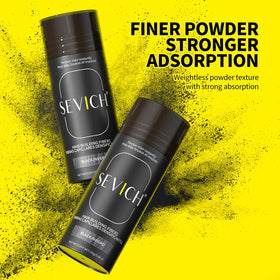SEVICH natural keratin fibers blend with existing hair for seamless density.