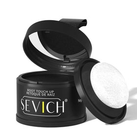 SEVICH Hair Root Touch Up Powder compact with mirror for quick color correction on the go.