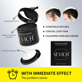 Sevich Hairline Powder angled brush for targeted blending.