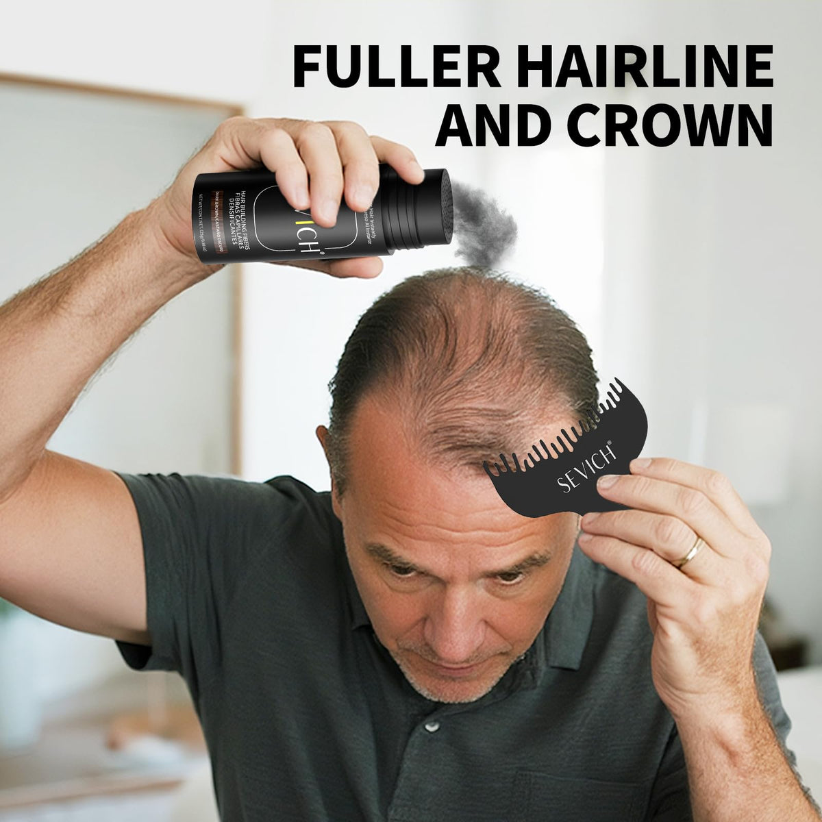 SEVICH Hairline Powder pairing for enhanced edge definition.