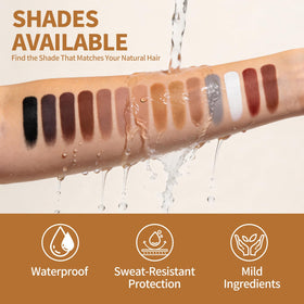 SEVICH Natural finish blends with existing hair color for a subtle result.