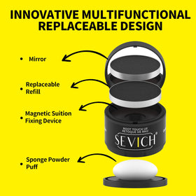 SEVICH waterproof coverage formula resists sweat and humidity for day-long wear