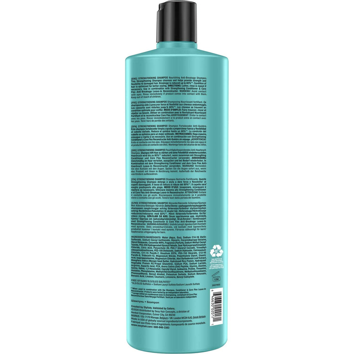 SexyHair shampoo lather demonstrates moisture and manageability