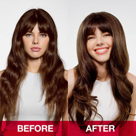 SexyHair I WANT VOLUME close-up reveals thicker-feeling texture.