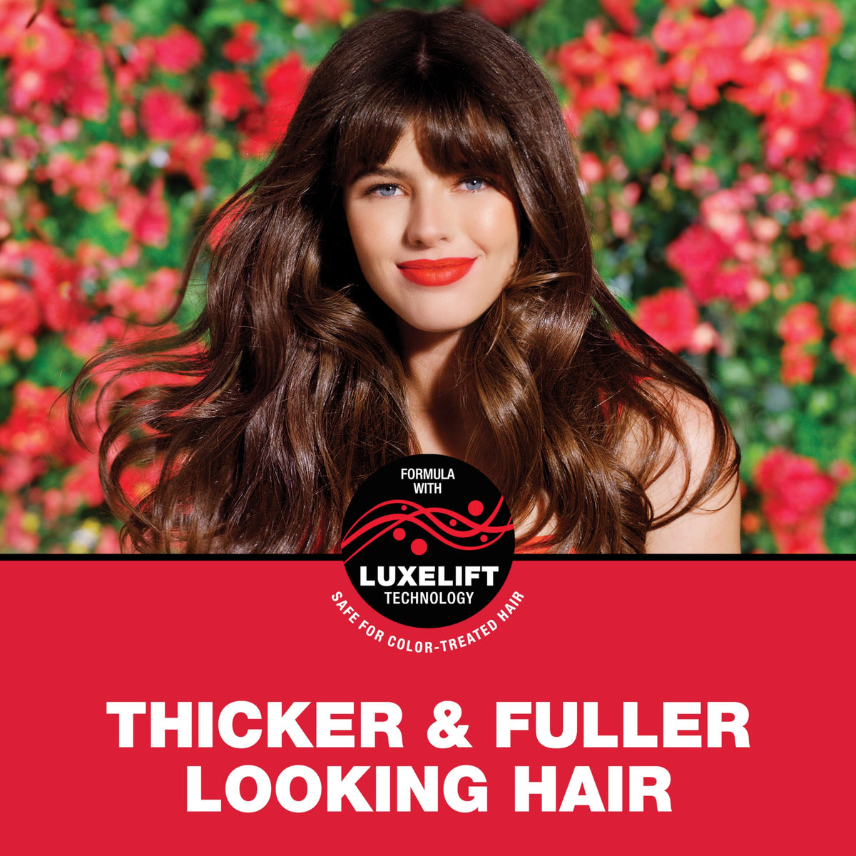 SexyHair I WANT VOLUME conditioner with LuxeLift boosts fullness across strands.