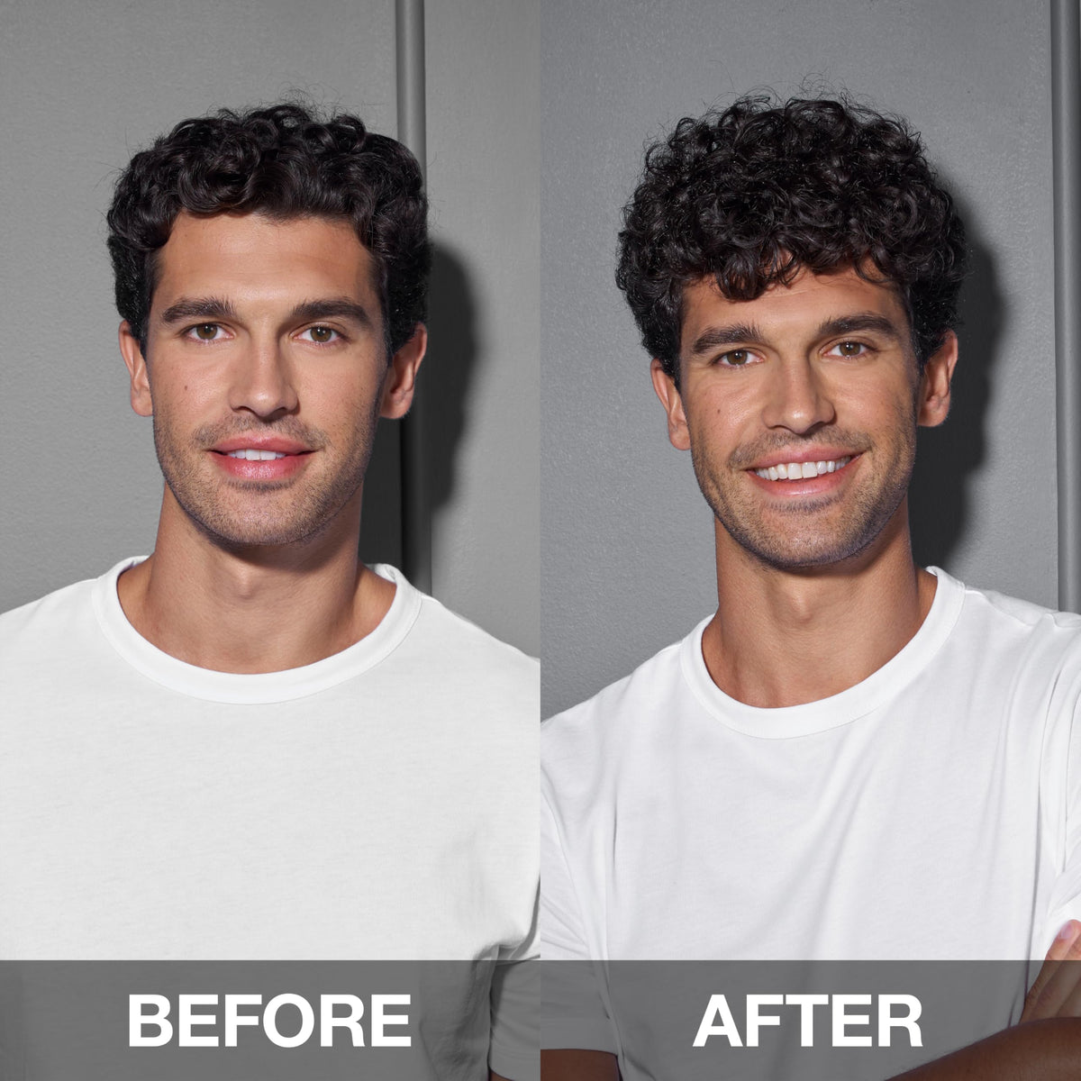 SexyHair Polished Up Pomade hands-application demonstrates easy, controlled styling.