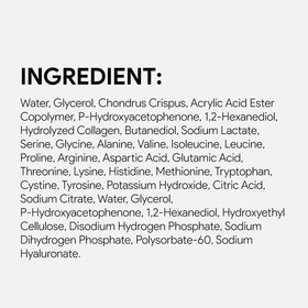 SEYOUL Collagen Jelly Mask hydrolyzed-collagen displays high-moisture delivery for lasting softness.