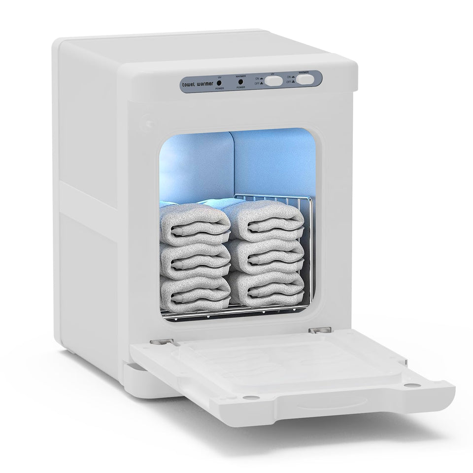 SFANSPA 5L towel warmer front view for compact spa setups