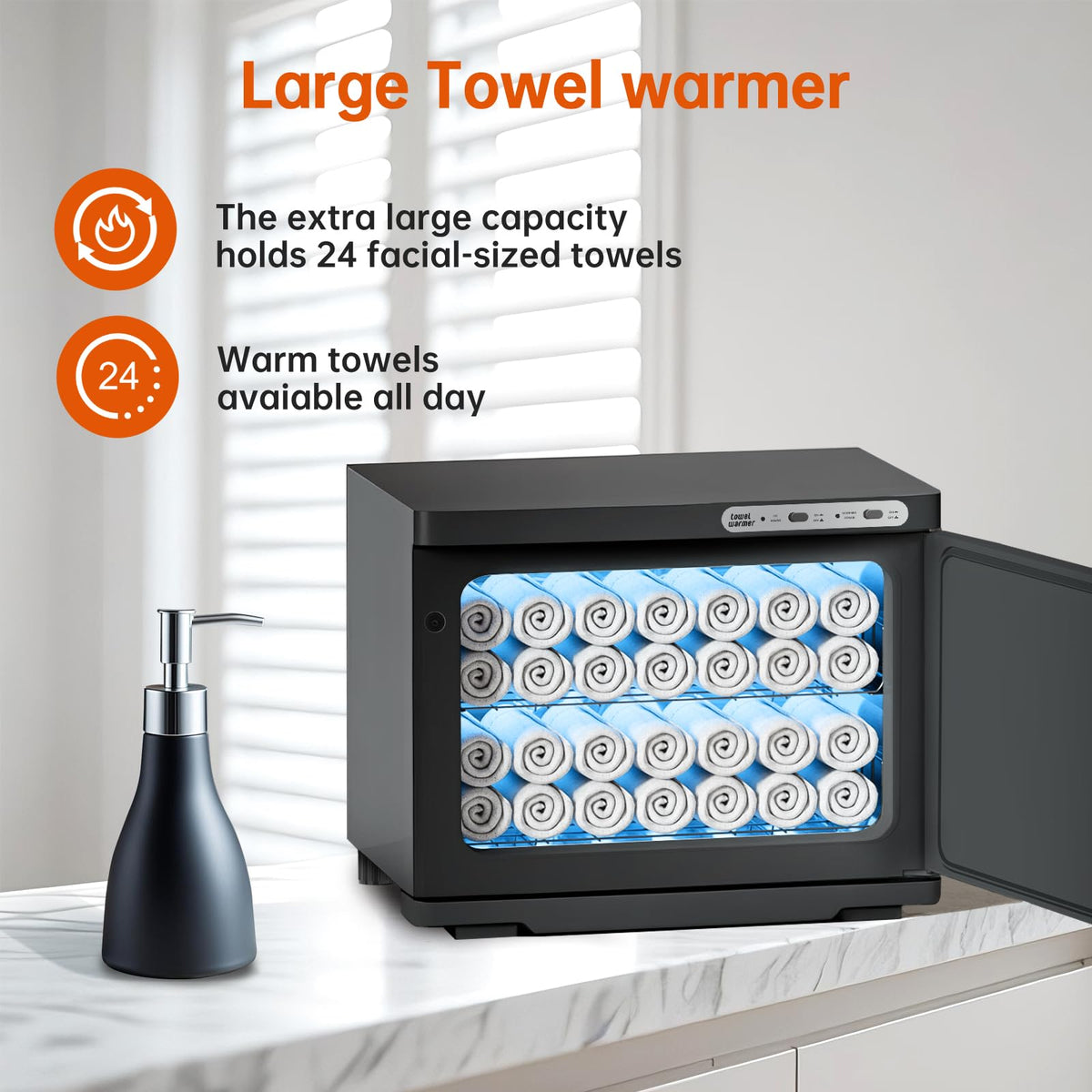 SFANSPA interior heating chamber demonstrates fast, even warming.