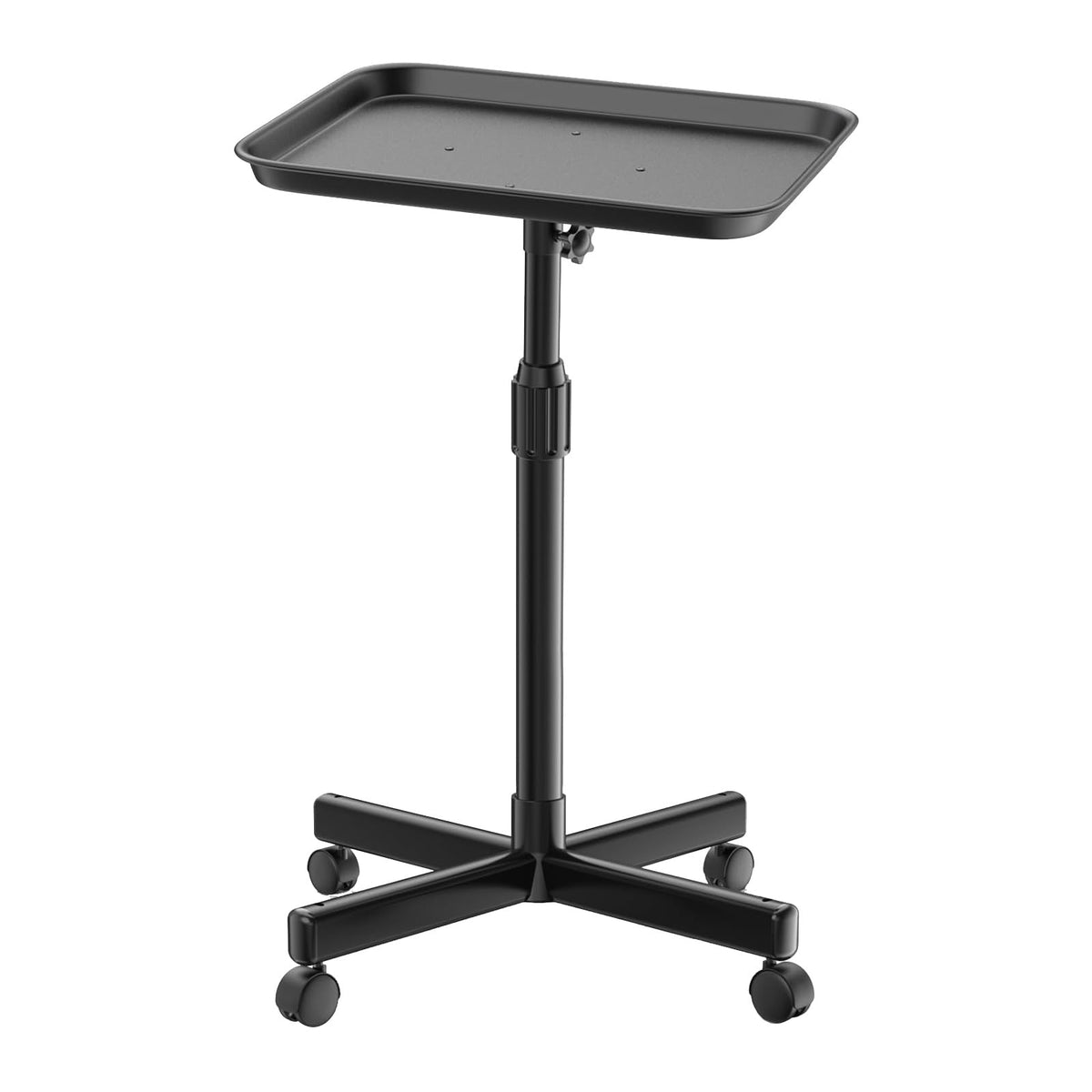SFANSPA Salon Tray on Wheels with a sturdy iron-aluminum frame for easy transport.