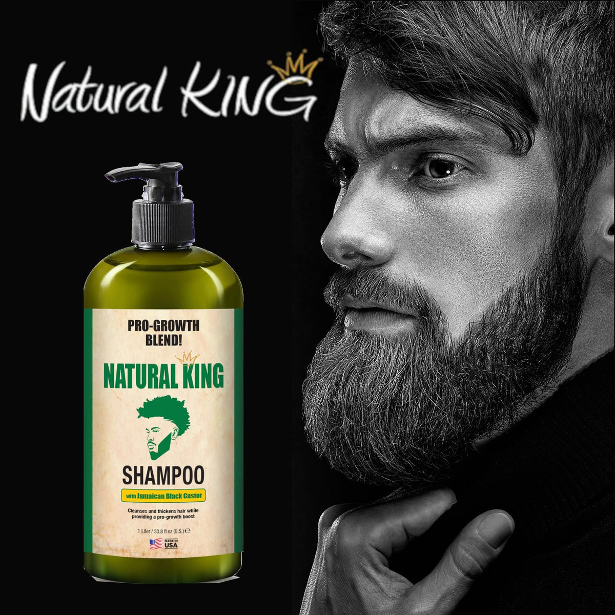 SFC Natural King bottle suitable for all hair types and sensitive scalps