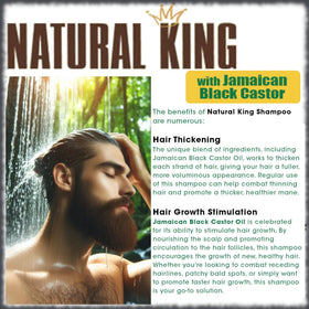 SFC Natural King scalp close-up illustrates healthy environment for growth