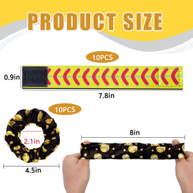 Sfcddtlg softbal scrunchies multicolor pack holds hair gently without pulling.
