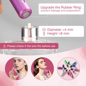 Sghgcvjjf colorful glossy and matte bottle collection for quick fragrance switches