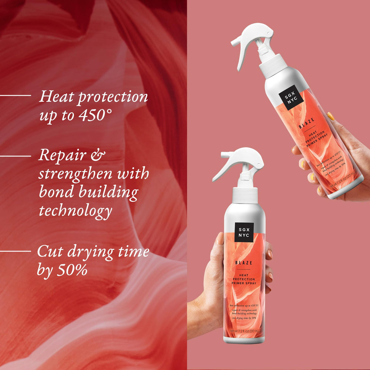 SGX NYC Blaze packaging box highlights a two-pack heat protection set
